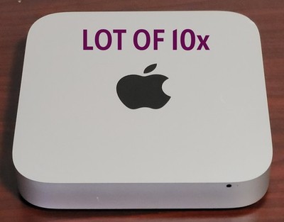 Lot of (10) Apple MacMini A1347 Late 2014, i5-4260U 1.40GHz 4GB RAM 500GB HDD