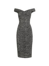 DOLCE&GABBANA Gray Silk Dress Dress New & Authentic