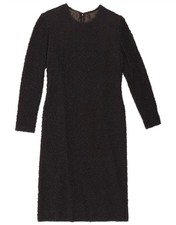 Vintage Damen Langarm Etuikleid UK 10 Small S...