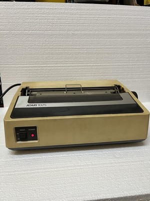 Vintage 1982 Atari 1025 Printer- Powers On Untested