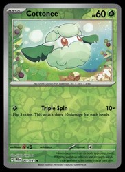 Cottonee 007/131 Reverse Holo Prismatic Evolutions