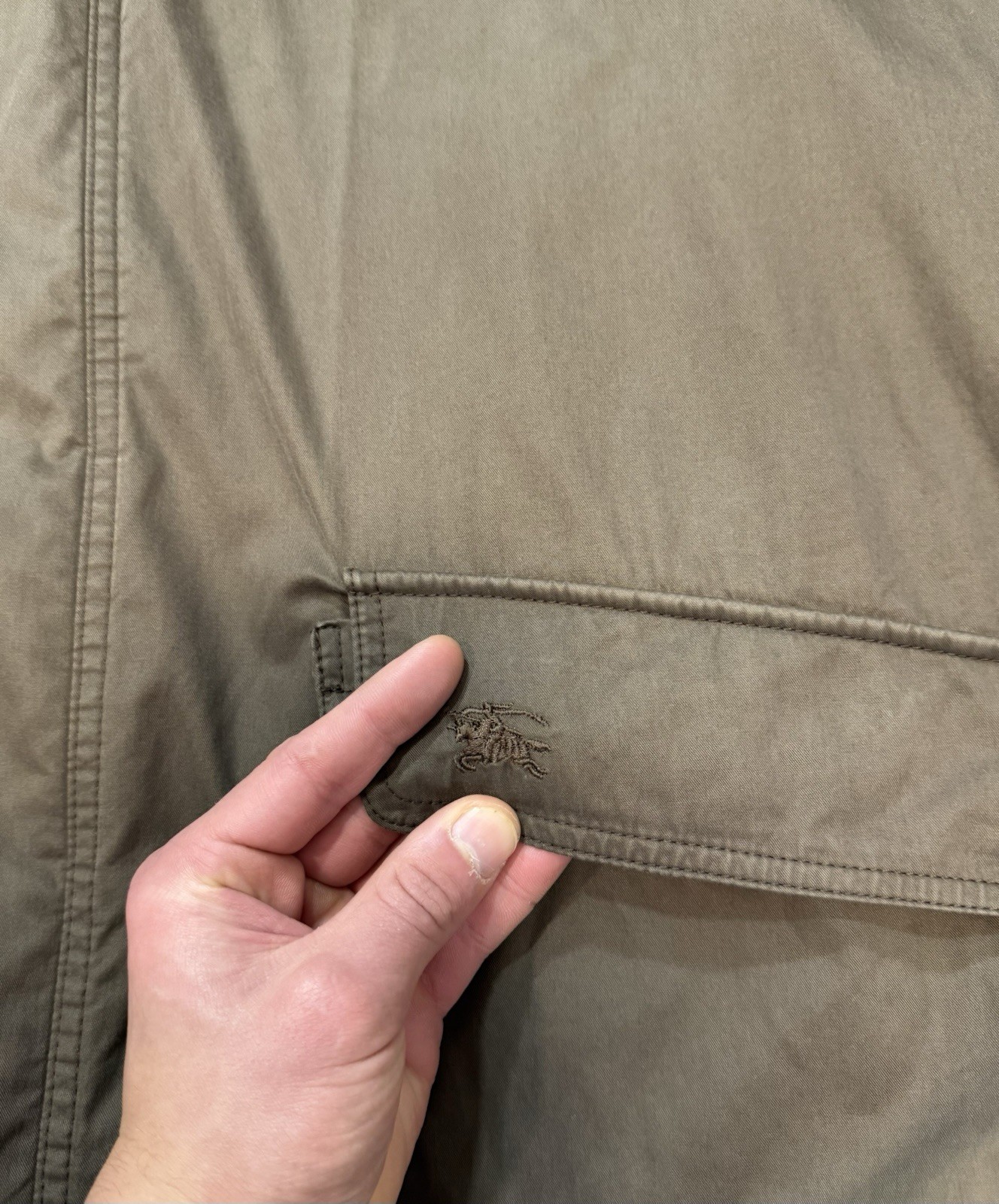 Burberrys Mens Vintage Brown Jacket Nova Check Lined Size 56 UK Coat image 7