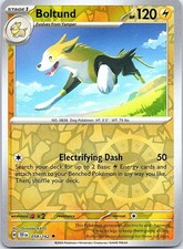 Boltund Temporal Forces 059/162 Uncommon Pokemon Reverse Holo NM Pokemon Card