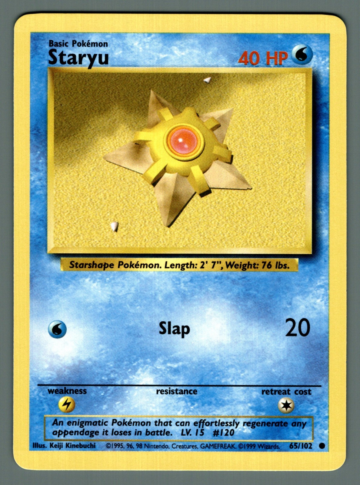 Staryu 065/102 Base Set Regular 