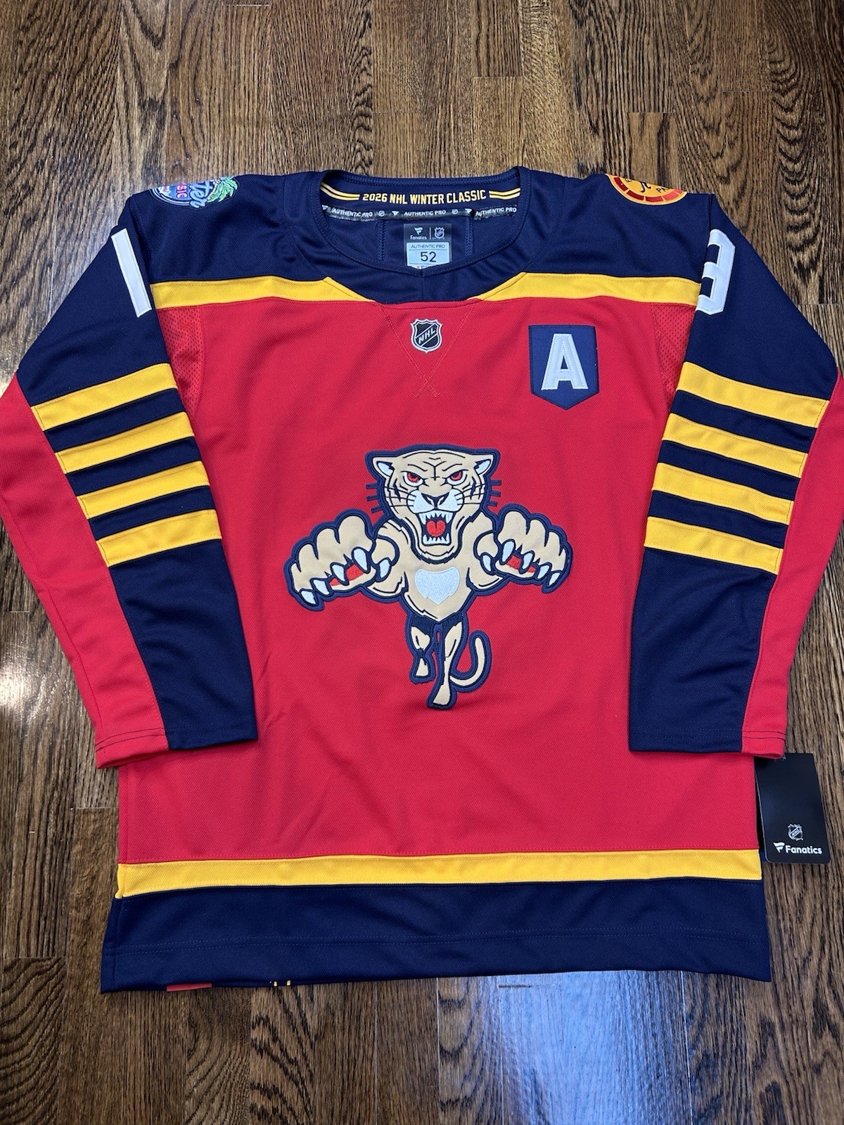 Tkachuk FLORIDA PANTHERS Winter Classic Miami Jersey Fanatics Edition Large Rare