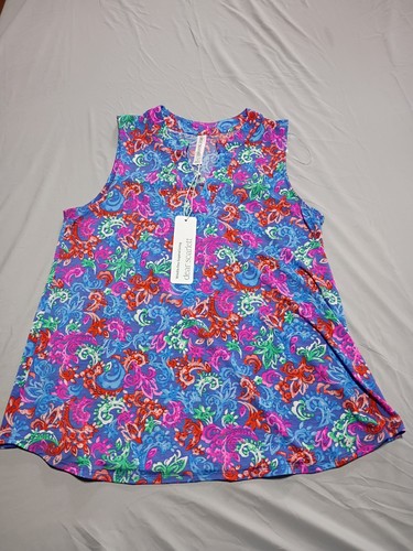 dear scarlett Multicolor Paisley Sleeveless Tank Top S
