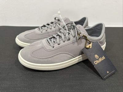 Olukai Punini Men s Sneakers Size 9.5M Leather/Textile Ash Gray 10514-AUAU