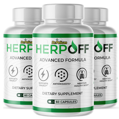 Herp Off-  Keto & Weight Support- 3 Bottles- 180 Capsules