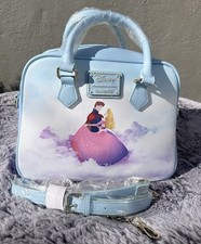 Bolso Bandolera Cartera La Bella Durmiente Bailando Aurora y el Castillo del Príncipe Felipe  