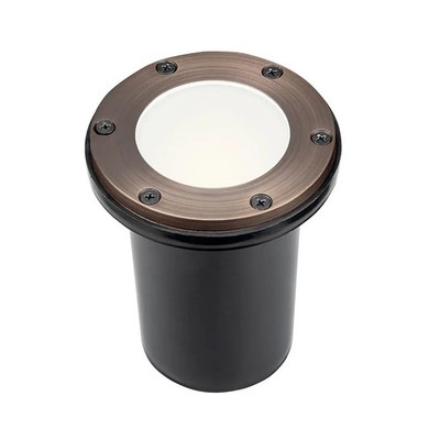 KICHLER 15481CBR MR16 LANDSCAPE UPLIGHT WELL LIGHT IN CENTENNIAL BRASS NO LAMP