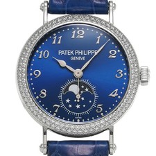 PATEK PHILIPPE Complication Moonphase 7121/200G-001 Ladies Blue Sunray #W012