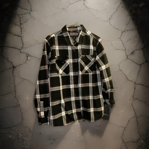 Dixxon flannel Ladies checkered Flag