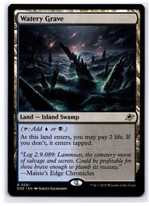 Watery Grave #261 Edge of Eternities Rare Land MTG