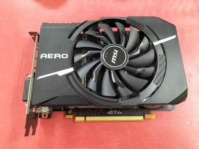 MSI GTX 1070 AERO ITX 8GB GDDR5 PCIe 3.0 Graphics Card Used DVI HDMI DP