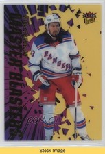 2023-24 Upper Deck Fleer Ultra Master Blasters Gold Mika Zibanejad #5 READ a4p