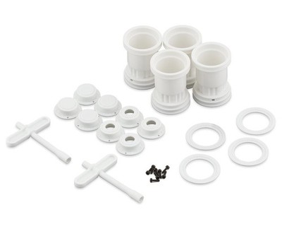 JConcepts Tribute 1/24 Mini Monster Truck Wheels (White) (4) [JCO3442W]