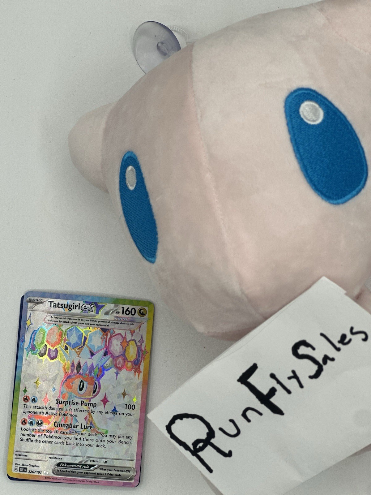 Tatsugiri EX 226/191 Sv08: Surging Sparks Holo Ultra Rare English Pokemon β