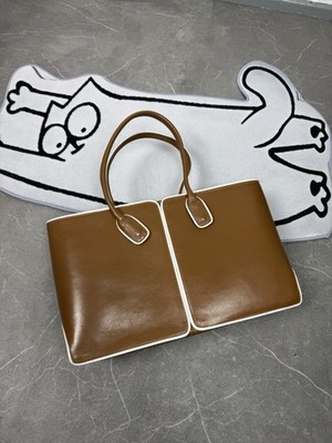 TOD's D-Bag In Hellbraun Vintage Leather Bag Iconic Rare 90s