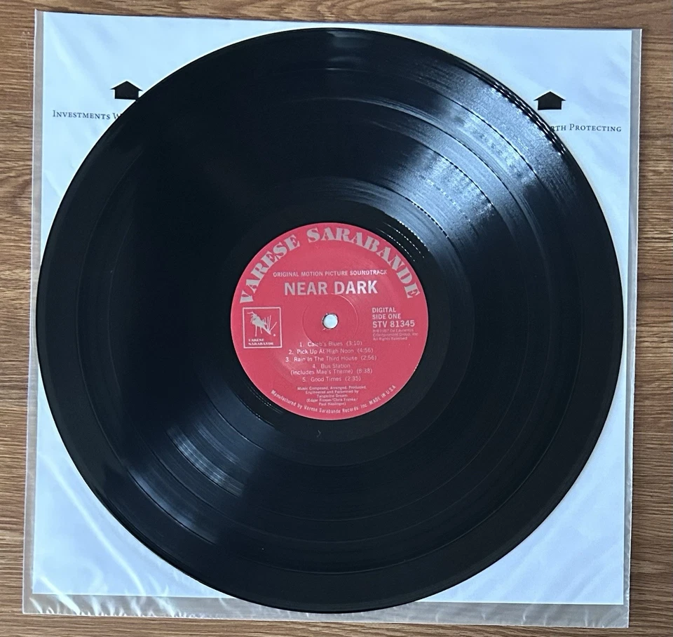 Tangerine Dream – Near Dark OST 1987 US Press LP Soundtrack - Image 3 of 4