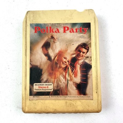 Various Polka Party 8-Track Tape 1976 Reader's Digest Polka Waltz