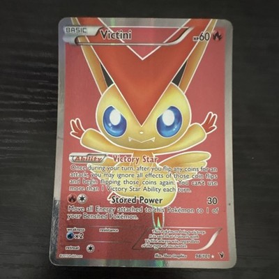 Pokémon Victini 98/101 Noble Victories Full Art Ultra Rare Holo English Card