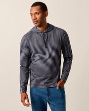 Wycliff Striped Long-Sleeve T-Shirt Hoodie johnnie-O Mens 7849495