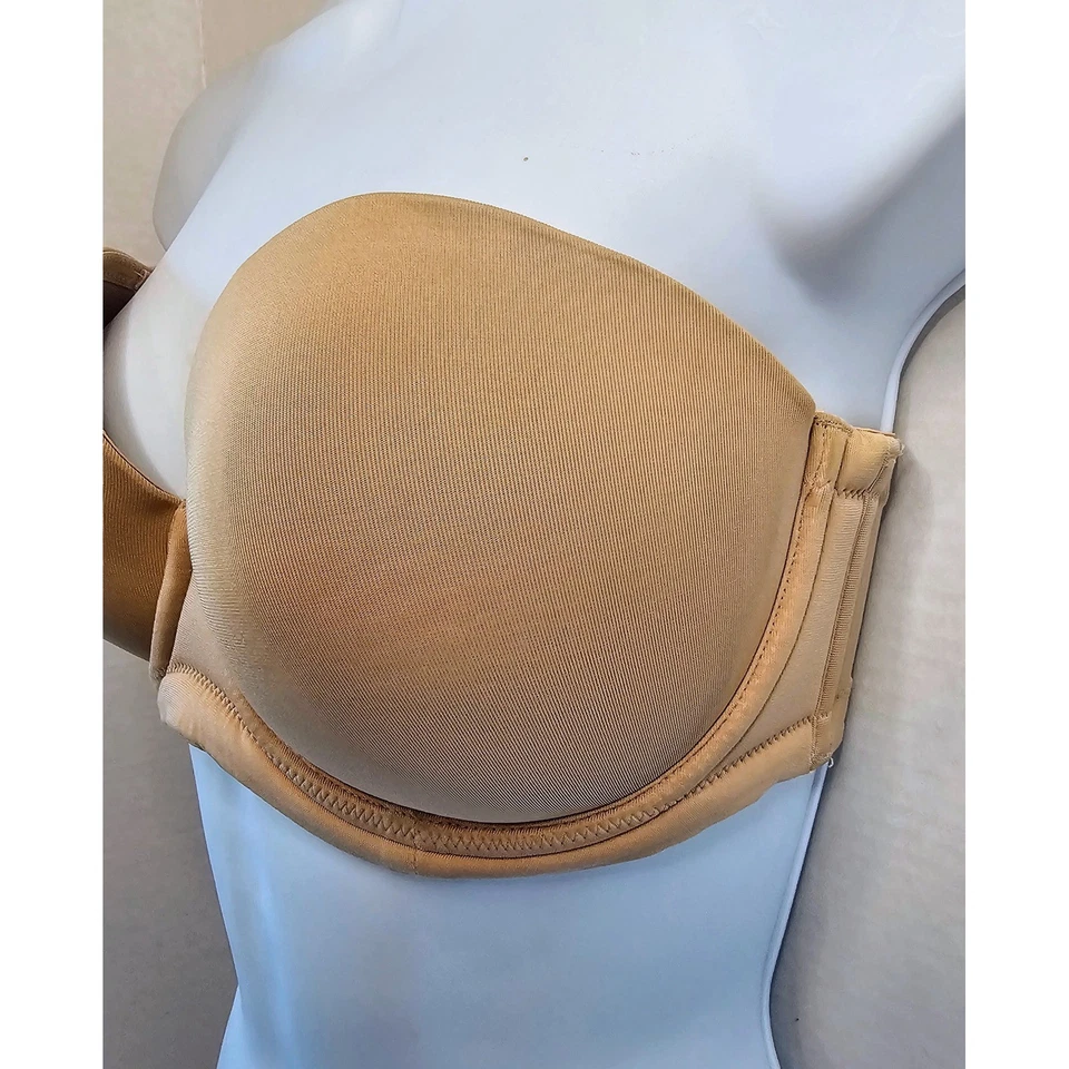 Wacoal Women's Red Carpet Strapless Underwire Bra Beige 32DD NO STRAPS! - Image 2 of 4