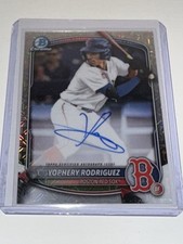 2025 Bowman Chrome Mega Box Yophery Rodriguez Mojo Auto Red Sox AUTO