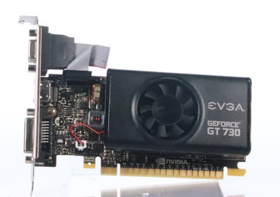 EVGA NVIDIA GeForce GT 730 (02G-P3-3733-KR) GDDR5 SDRAM Graphic Card