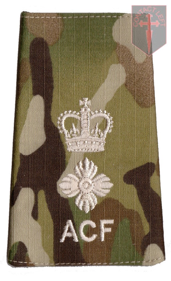 New All Ranks Multicam MTP ACF RANK SLIDE ( Cadets Army Cadet Force | eBay