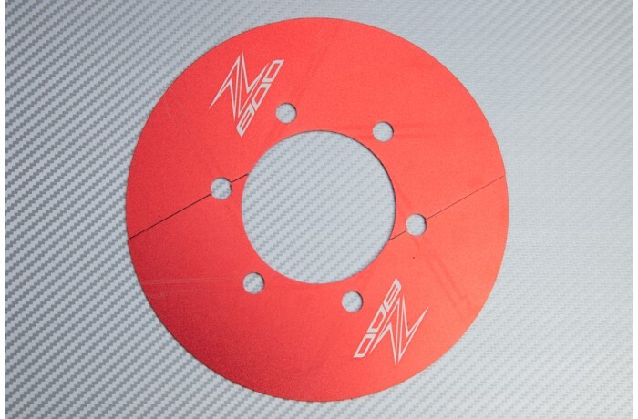 Protection de poulie moto Kawasaki Z800 en alu anodisé anti-impact