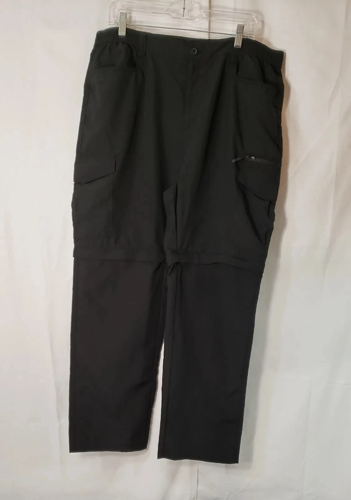 Sz 38 Mens Convertible Stretch Cargo Hiking Active Pants Shorts New