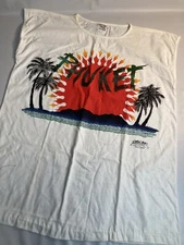 Phuket Thailand cotton field mens white logo tank top XL