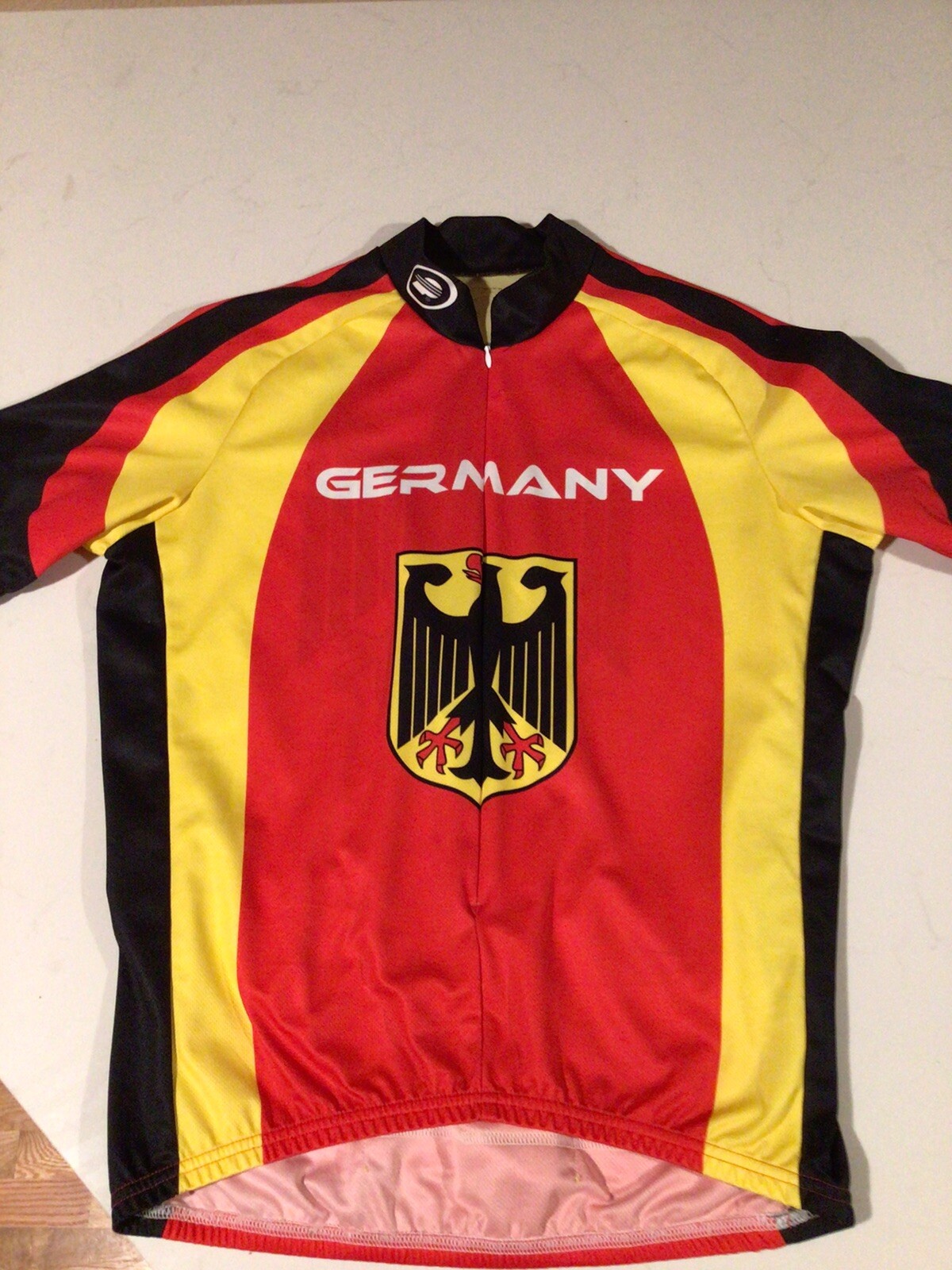 Vintage Germany Flag German Performance Racing Cycling Bike Jersey Men's XL