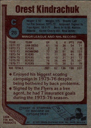 1977-78 TOPPS NHL Card Set Break #1-#264 — You Choose! Rookies, Stars & Commons - Picture 23 of 315