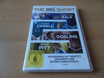 DVD The Big Short - Christian Bale + Ryan Gosling + Brad Pitt - 2016