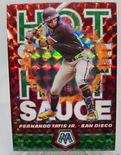 2021 Panini Mosaic - Hot Sauce Green Mosaic #HS5 Fernando Tatís Jr. Padres