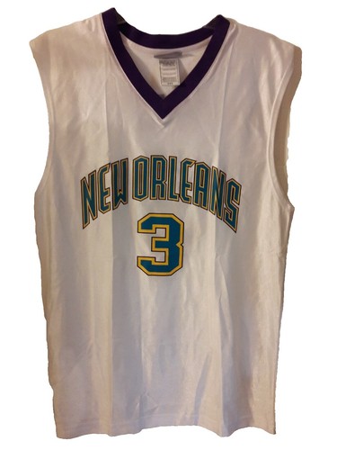 Vintage Nike NBA Jamal Mashburn #24 New Orleans Hornets Jersey