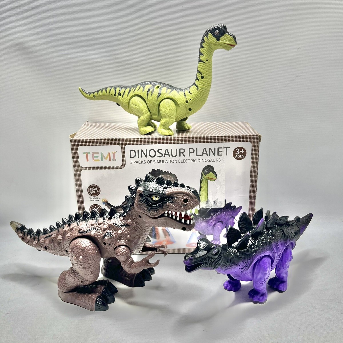 Dinosaur Planet *TESTED* Electronic Dinosaur Set T Rex