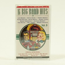 Big Band Era Vol. 9 Cassette Tape 1988 Michele Records VTG 16 Hits Tested