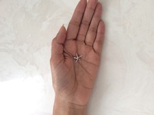 .925 Sterling Silver Small Starfish Pendant J52