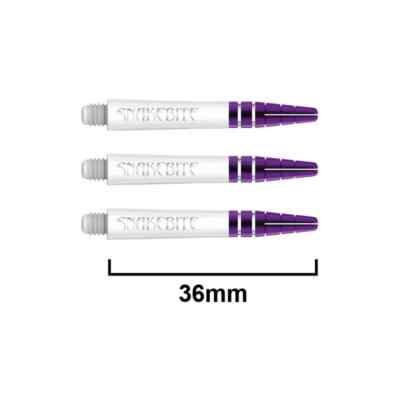 Red Dragon Shaft - Nitrotech Peter Wright Snakebite White/Purple - (Short 36mm)