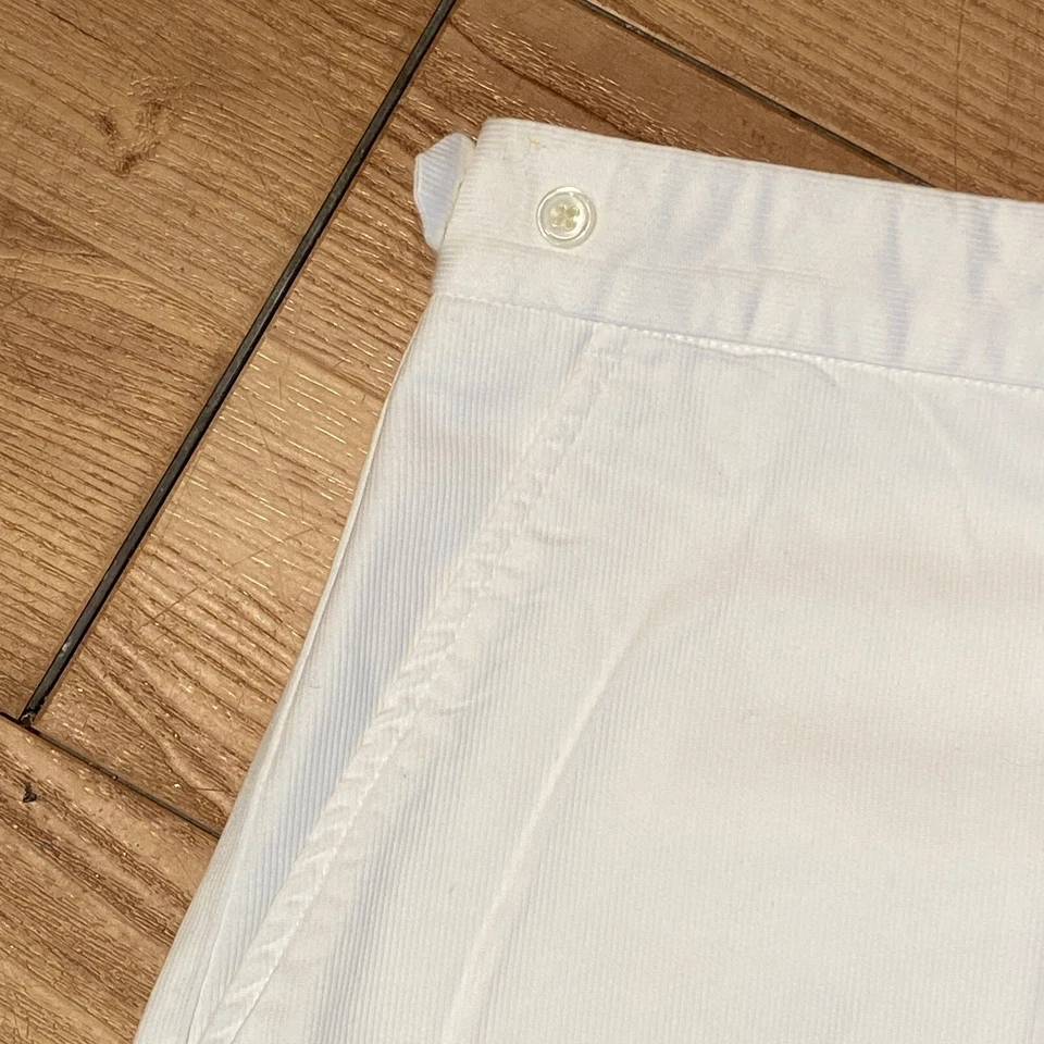 Pantalones Cortos Polo Deportivos Ralph Lauren De Colección Años 90 Para Hombres 40 Blanco Vela Tenis Hechos en EE. UU. Foto 3 de 4