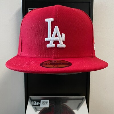 MLB Los Angeles Dodgers 59FIFTY Fitted New Era Cap Red