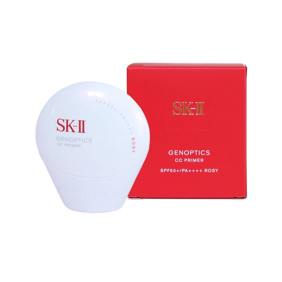 SK-II Genoptics CC Primer #Rosy SPF 50+ / PA ++++  30g + Gift SK2 Japan - Image 2 of 4