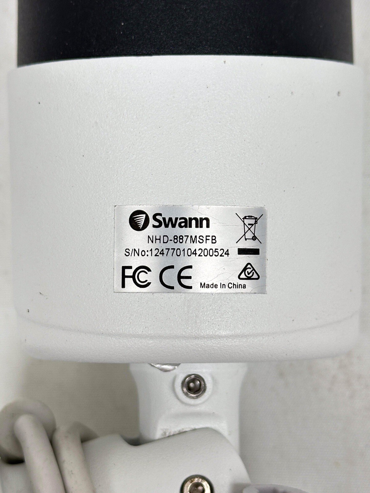 Swann NHD-887MSFB Wired PIR 4K Ultra HD Bullet Security Camera.