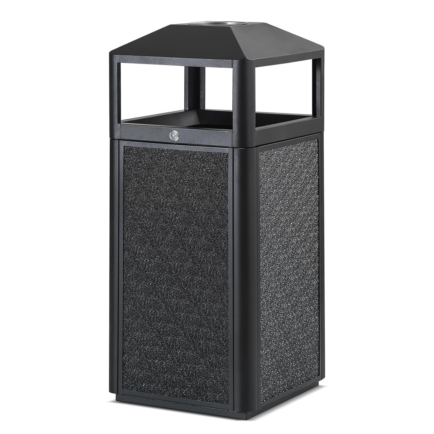 Commercial Steel Trash Can, Indoor and Outdoor Trash Can, Waste Container Trash