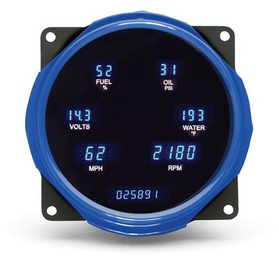 Dakota Digital Dash 1955-86 Jeep CJ Series 6 Gauge Cluster