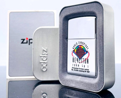 Zippo Feuerzeug Auto Benetton Formula1 Racing Zippo Wolrd Champion von XII 1996