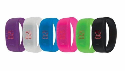 Blink Time Band LED Digital Touch Silicone Wrist Watch Colourful Sports Watch